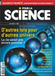 Couverture du dernier num�ro  de Pour la Science