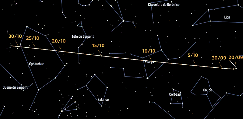 Une image contenant espace, Espace lointain, constellation, toile

Description gnre automatiquement